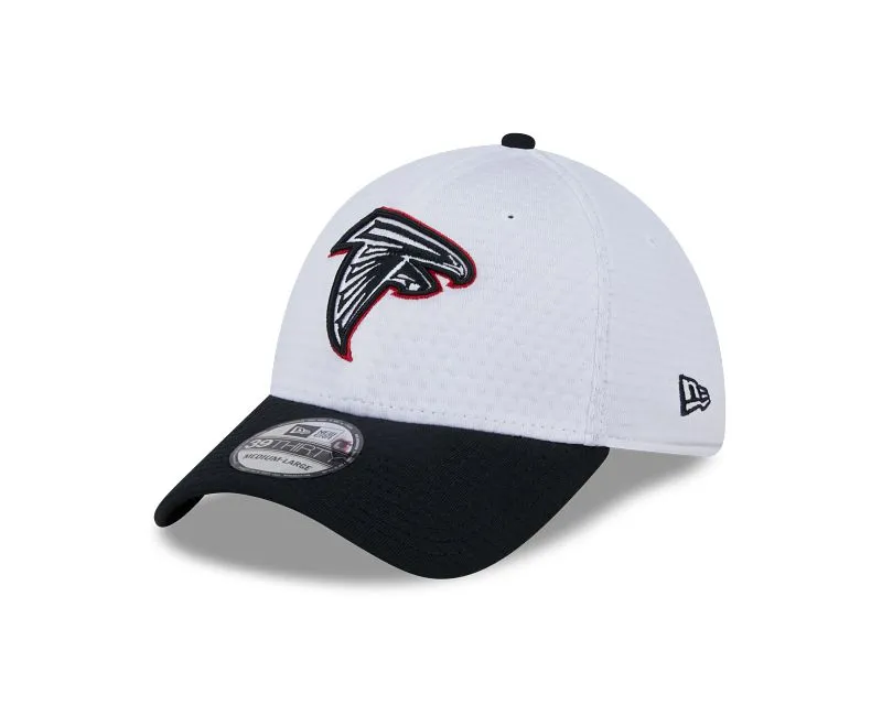 Atlanta Falcons 2024 Training White 39THIRTY Stretch Fit