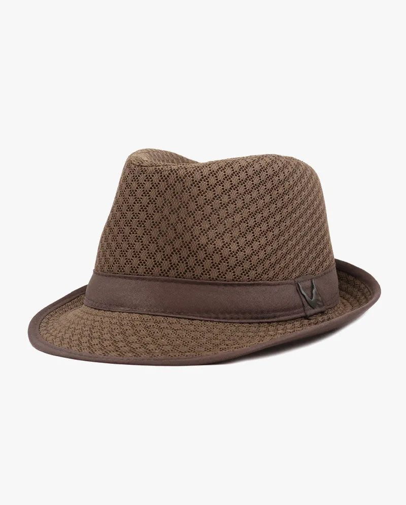 Black Horn - Light Weight Cool Soft Crushable Mesh Fedora