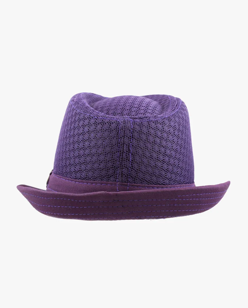 Black Horn - Light Weight Cool Soft Crushable Mesh Fedora
