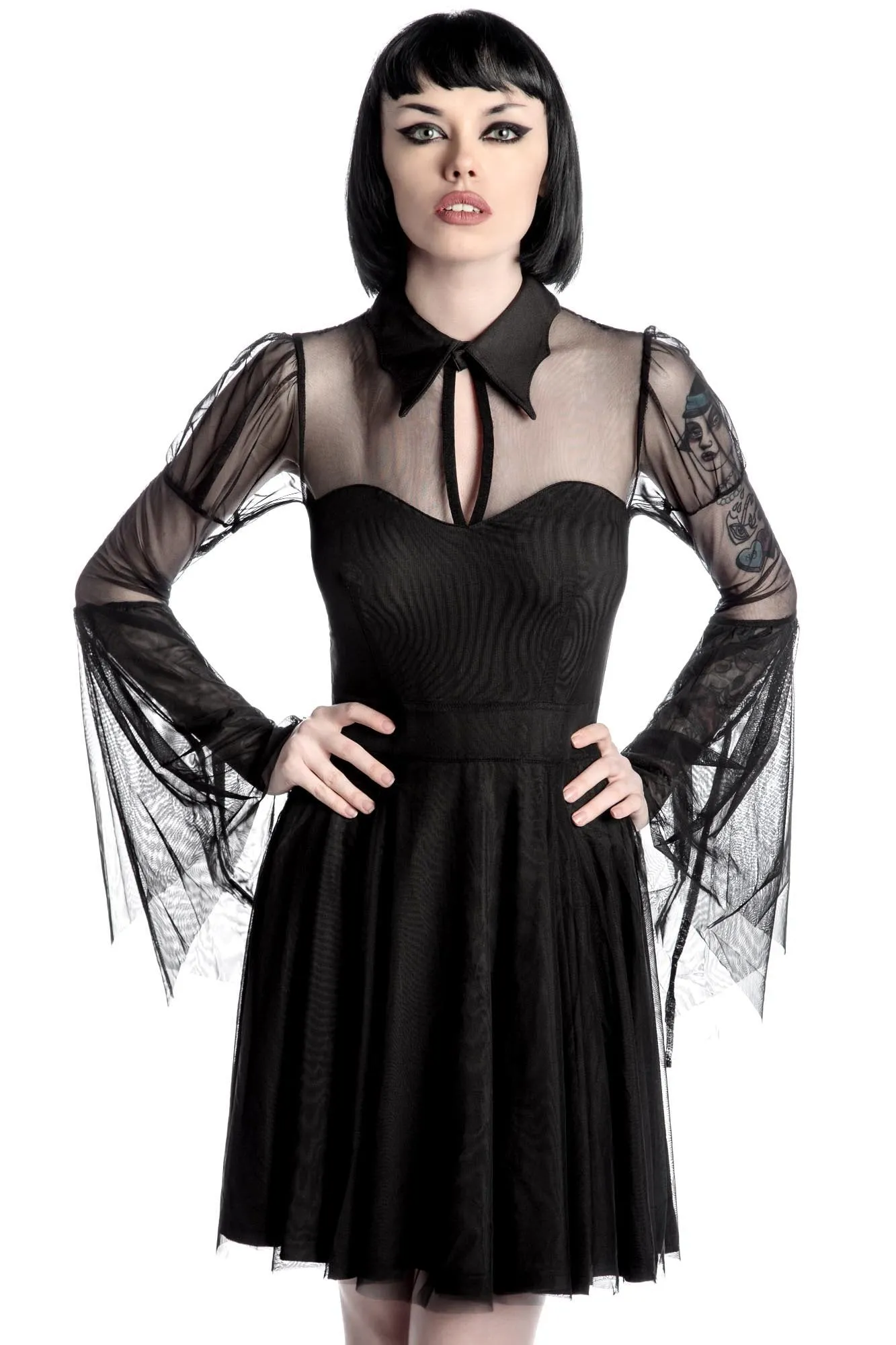 Bound By Blood Chiffon Dress [B]