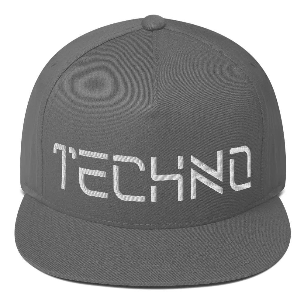 Techno Flat Bill Cap